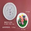 Molde de Silicona Serie Etiquetas Hortensia Tulipán Molde de Gota de Resina Modelado de Flores Colgante de Yeso Molde para Aromaterapia