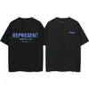 Camiseta holgada de manga corta con cuello redondo y estampado de eslogan de REPRESENT Los Angeles Limited para mujer, de Heavy High Street, a la moda