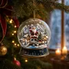 Enfeites de Pingente Plano de Acrílico de Natal Novos Decorações de Árvore de Natal Boneco de Neve Casa Decorações de Natal Decorações de Casa