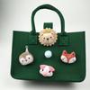 Internet Celebrity Felt Bag Acompanhando Bolsa de Presente Bolsa de Feltro dos Desenhos Animados Saco de Presente de Banquete de Casamento de Um Ano de Idade Logotipo Personalizado