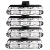 Luz estroboscópica de red para coche de fábrica, control remoto inalámbrico, uno para cuatro, 3 LED * 4 clips, luz de advertencia estroboscópica
