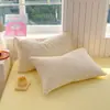 Fronha de Gaze Respirável de Algodão Puro Dupla Camada Classe A 48*74cm Peça Única ou Par, Fronha Doméstica de Algodão Puro com Design Floral para Meninas