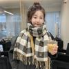 Bufanda para Invierno Estudiantes Chicas de Preparatoria Chicas de Secundaria Sentido Otoño e Invierno Bufanda a Cuadros para Hombres Estilo Japonés Engrosada Cálida