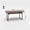 Nuevo Juego de Mesa y Sillas de Comedor Estilo Chino, Madera Maciza, Muebles Modernos de Nogal Negro Norteamericano para Uso Doméstico, Mesa de Comedor para Casa Completa de Villa