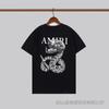 Moda de Rua Europeia e Americana Novo Ursinho Teddy Americano 220g Algodão Fino de Enxofre Camiseta Estampada Hip-Hop High Street Camiseta