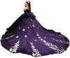Vestido de noche nuevo de malla con cola, sin tirantes, para ceremonia de adultos, vestido de princesa con calcomanía floral tridimensional.