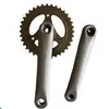 Pedivela de Bicicleta de Estrada Pedivela Duplo Liga de Alumínio Disco 170mm 44-52d Coroa de Bicicleta Trava