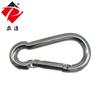 Hebilla de seguridad galvanizada con gancho de resorte, tipo calabaza, para montañismo, venta al por mayor.