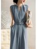 Elegante Mono Liso Reductor de Edad y Adelgazante para la Cintura para Mujer 2023 Verano Nueva Moda para Ir al Trabajo Sencillo Moderno Pantalón