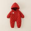 Roupas de Engatinhar Outono e Inverno para Recém-Nascidos, Roupas Finas de Algodão, Macacão Acolchoado Espesso para Bebê, Roupas de Algodão, Transfronteiriço