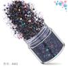Amazon Nail Art Set 12 Cores Laser Misto Nail Polish Glue Nail Art Sequins Açafrão em Pó Nail Art Joias Drill