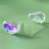 Piercing de Orelha Resina Brincos Pequenos e Presilhas, Corações Doces e Delicados, Brincos de Coração Super Brilhantes e Coloridos, Brincos Que Não Precisam Ser Tirados Para Dormir