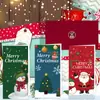 Cartão de Boas Festas de Natal Transfronteiriço, Cartão de Agradecimento Dobrável de Alto Padrão Estilo Inglês Ins com Envelope, Cartão de Mensagem de Bênção para as Festas
