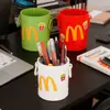 Portalápices Creativo Lindo de McDonald's, Decoración Retro de Alto Valor Elegante, Caja de Almacenamiento de Papelería de Escritorio para Estudiantes