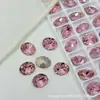 Wuzhou K9 Súper Brillante 8X10 Forma de Huevo de Paloma Pedrería 1:1 Réplica de Huazi Accesorios de Uñas Decorativas de Fondo Puntiagudo DIY