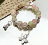 Arco-íris de verão ~ pulseira de cores pequenas frescas dopamina nicho pulseira de corda elástica de alto senso para mulheres de verão atacado