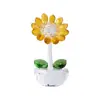 Girasol de Cristal Adornos de Vidrio Creativos para Regalos de Cumpleaños de Mejores Amigos Adornos de Diseño Único Pequeños Regalos para Parejas