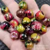 Pedra Preciosa Ágata Vermelha e Verde Contas Tipo Antigo e Contas Soltas de Jade Flor de Pessegueiro Rosa Amarelo Verde Oliva Fei Calcedônia Contas em Formato de Balde Acessórios para Joias Contas