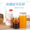 Dropshipping Amazon Transfronteiriço Copo de Coca-Cola Copo de Café Copo de Vidro para Água Copo para Bebidas com Tampa de Bambu Copo para Suco Copo para Água