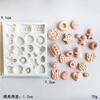 Molde para Fondant Chocolate Resistente a Altas Temperaturas Grau Alimentício Argila Ferramentas de Confeitaria DIY Molde para Bolo Suprimento Transfronteiriço Atacado