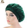 Gorro de dormir de terciopelo elástico de ala ancha, redondo, de franela, para quimioterapia, turbante.