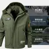 Traje de exterior con forro polar para deportes y ciclismo, uniforme de entrenamiento softshell, impermeable y resistente al viento, ropa de trabajo cálida deportiva informal