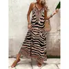 Amazon Europa Transfronterizo Suelto Elegante Vestido de Tirantes Festivo Verano 2026 Nuevo Estilo Cintura Ceñida Falda Adelgazante