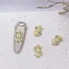 Celebridad de Internet Popular Joyería para Uñas Aleación Dinero Dólar Diamante Lujo Japonés Diamante Brillante Decoración para Uñas