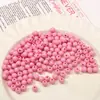 Pintura Acrílica Color Macarrón Cuentas Redondas DIY Accesorios Tejidos a Mano Material para Hacer Joyería con Cuentas Paquete