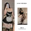 Lingerie Sexy Plus Size Feminina Fantasia de Maid para Role-Playing Uniforme Puro Desejo Tentação Paixão Traje Grátis Dropshipping