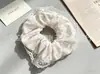 Elástico de Cabelo de Renda Floral, Scrunchie de Renda Fresco e Doce para Mulheres, Atacado de Acessórios, Em Estoque
