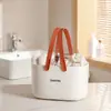 Cubo portátil engrosado con tapa para lavar ropa y remojar pies, un cubo de lavandería multifuncional para uso doméstico y dormitorios estudiantiles