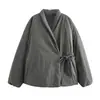 Moda Europea y Americana Transfronteriza Aliexpress Artículo Más Vendido Chaqueta Casual Larga de Manga Larga Estilo Kimono de Dos Botones Tricolor