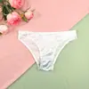 Comercio Electrónico Transfronterizo Amazon Satén Puro Deseo Sin Costuras Cintura Baja Algodón en la Entrepierna Tanga Panty de Encaje Sexy para Mujer Venta al por Mayor