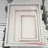 Marco de pintura al óleo madera maciza marco de lienzo lino algodón puro con marco lienzo para estudiante hecho con clavos textura pintura acrílica protección pintura