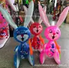 Juguetes Inflables al por Mayor Juguetes Inflables para Niños Jugar Agua Artículos de Cuero Pvc Conejo de Orejas Largas Conejo Blanco Grande Sosteniendo Zanahoria Rab