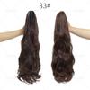 Peruca Rabo de Cavalo Aplique de Cabelo Presilha de Garra Cabelo Longo Cacheado Ondas Grandes Produto Transfronteiriço em Estoque Atacado Rabo de Cavalo Cacheado