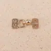 Gancho de Calça de Metal Botão Botão de Casaco Suéter Cardigã Gancho Botão Escondido Gancho de Gola Botão de Corta-Vento Fivela Invisível Par de Botões