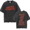 Camiseta Gráfica Retro Rock Arctic Monkeys Álbum de Música para Hombre