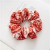 Accesorio para el Cabello Scrunchie de Tela Peluda Versátil Serie Árbol de Navidad y Muñeco de Nieve Goma Elástica para el Cabello Edición de Navidad 2026