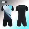 Nuevo conjunto de uniforme de fútbol para niños y adultos, camiseta de manga corta, ropa de entrenamiento para competición estudiantil, camiseta deportiva de secado rápido al por mayor