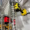 Pistola de grasa de alta presión de iones de litio con diseño transparente, visible y a prueba de fugas para excavadoras y maquinaria de construcción, pistola de lubricación de ahorro de mano de obra al por mayor