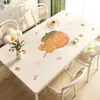 Toalha de Mesa de Luxo Leve e de Alta Qualidade, Jogo Americano de Mesa de Jantar Cartoon, Impermeável, à Prova de Óleo, Não Lavável, Tapete Anti-Escaldante, Tapete de Proteção para Mesa de Centro
