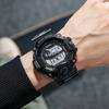 Reloj Estudiantes Varones Coreano Genial Moderno Estudiantes de Preparatoria Impermeable Luminoso Despertador Adolescente Camuflaje Reloj Electrónico