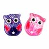 Set de 4 piezas de arte de uñas de búho en caja pinzas para cejas tijeras para uñas lima tijeras de belleza combinación de maquillaje traje de 5 piezas