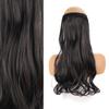 Pieza de extensión de cabello para peluca de comercio exterior, extensión de cabello de fibra química para mujer, simulación natural, hilo de pesca, invisible, sin costuras, pieza de extensión de cabello largo lacio
