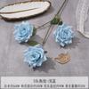 Rosa de Esquina de 3 Cabezas Flor Artificial Decoración Suave para el Hogar Flor Artificial Rosa Hotel Rosa Flor de Mesa Arreglo Floral de Mesa Venta al por Mayor y al Menudeo