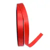 Cinta Roja Brillante, Cinta de Poliéster Acanalado Encriptado, Cinta de Seda, Cinta para Bodas, Cinta Decorativa Festiva, Cinta de Moño, Cinta de Serpentina