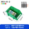 Caja de piezas en ángulo antiestática engrosada, caja de almacenamiento de estante modular, caja para materiales de tornillos de ferretería