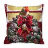 Feliz Navidad Feliz Navidad terciopelo piel de durazno encriptado decoración para el hogar cojín de sofá almohada ZT402